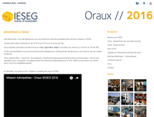 Tablet Screenshot of orauxparalleles.ieseg.fr